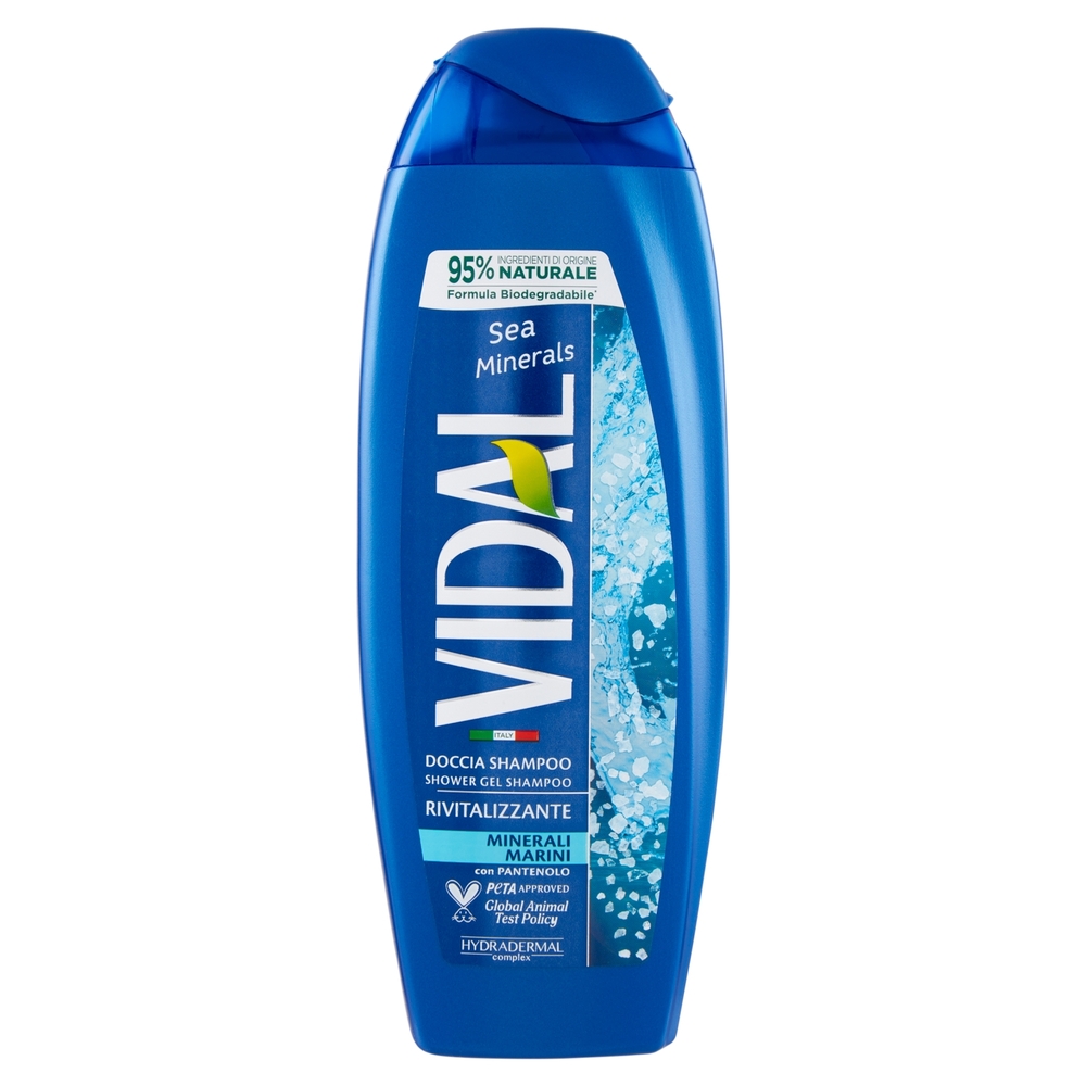 Vidal Doccia Shampoo Rivitalizzante Minerali Marini 250 ml